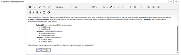 5. Validation Plan Management | ProcessX